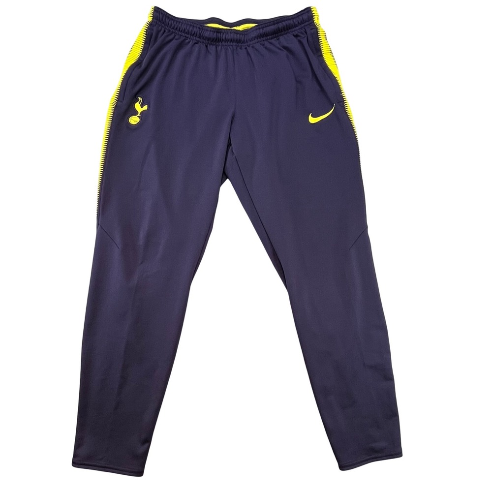 Nike Mens Tottenham Hotspur FC Dri-FIT Training Pants Navy Yellow Large
